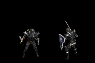 fight constructed by mams using several animations